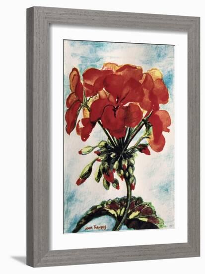 Geranium-Joan Thewsey-Framed Giclee Print