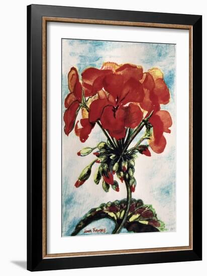 Geranium-Joan Thewsey-Framed Giclee Print