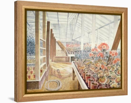 Geraniums and Carnations-Eric Ravilious-Framed Premier Image Canvas