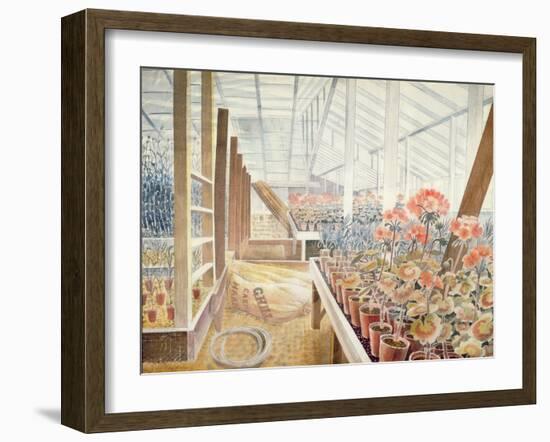 Geraniums and Carnations-Eric Ravilious-Framed Giclee Print