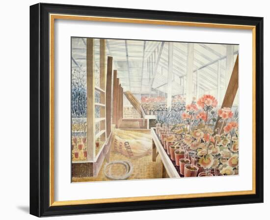 Geraniums and Carnations-Eric Ravilious-Framed Giclee Print