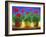 Geraniums II-Sheila Finch-Framed Art Print