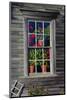 Geraniums in window at Olson House, Cushing, Maine, USA-Michel Hersen-Mounted Photographic Print