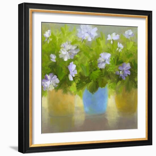 Geraniums IV-Sheila Finch-Framed Art Print