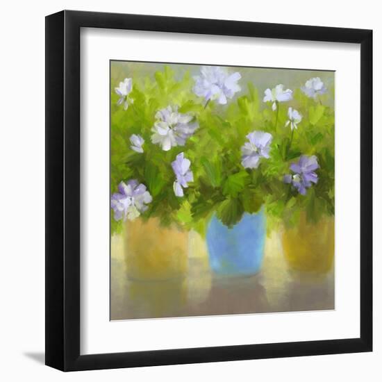 Geraniums IV-Sheila Finch-Framed Art Print