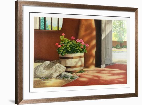 Geraniums-Lorna Patrick-Framed Limited Edition