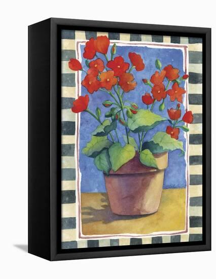 Geraniums-Fiona Stokes-Gilbert-Framed Premier Image Canvas