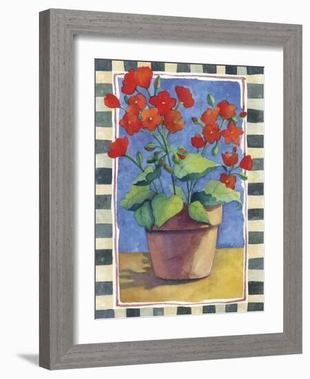 Geraniums-Fiona Stokes-Gilbert-Framed Giclee Print