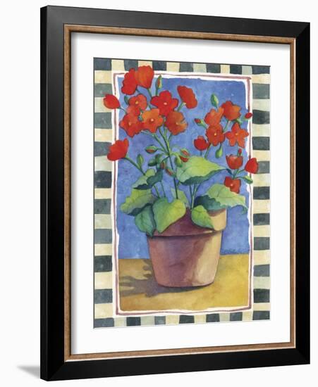 Geraniums-Fiona Stokes-Gilbert-Framed Giclee Print