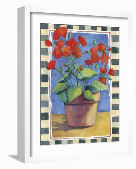 Geraniums-Fiona Stokes-Gilbert-Framed Giclee Print