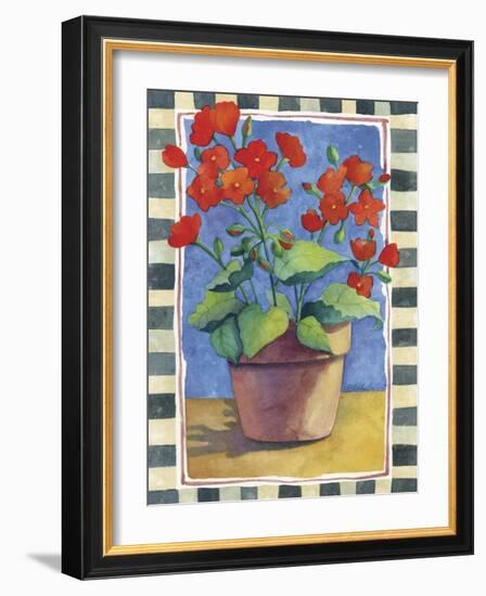 Geraniums-Fiona Stokes-Gilbert-Framed Giclee Print