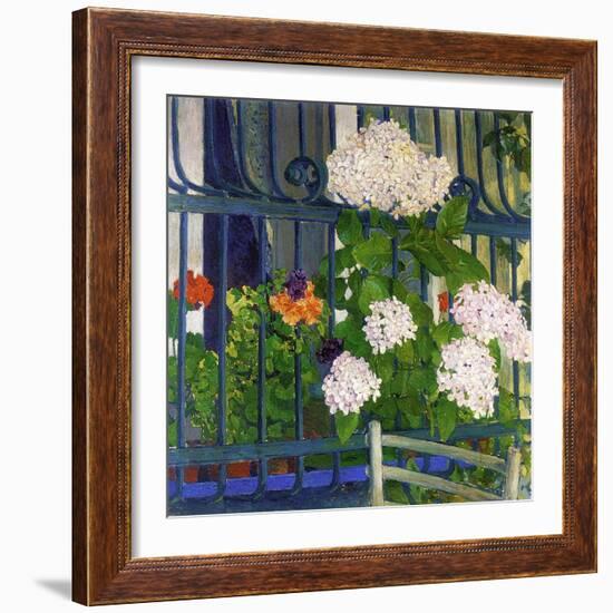 Geraniums-Koloman Moser-Framed Giclee Print