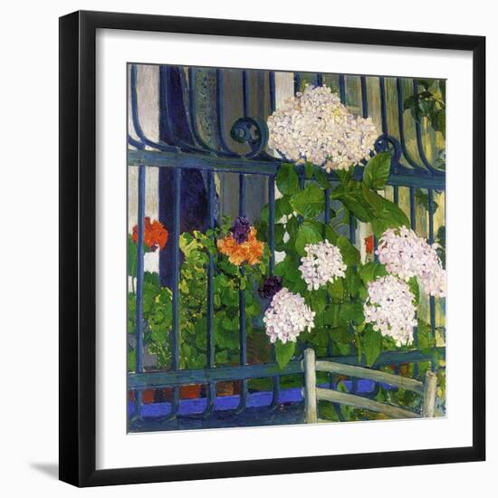 Geraniums-Koloman Moser-Framed Giclee Print