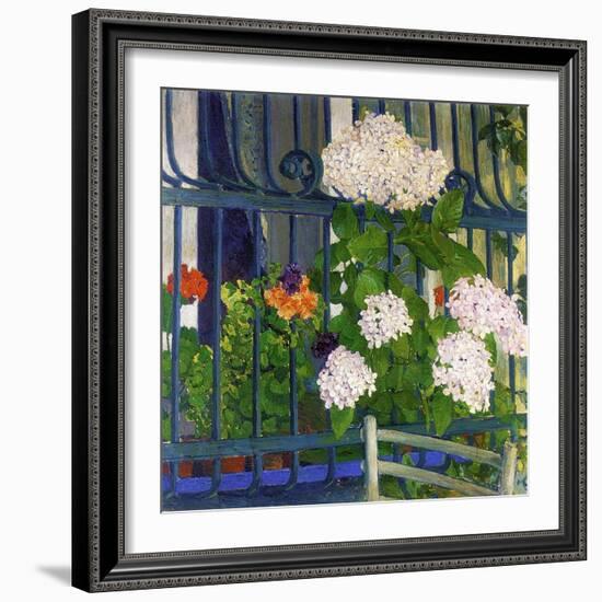 Geraniums-Koloman Moser-Framed Giclee Print