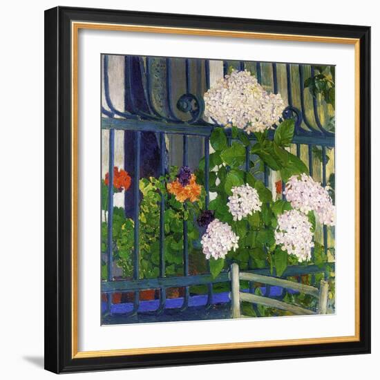 Geraniums-Koloman Moser-Framed Giclee Print