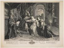 Esther before Ahasuerus, C.1705-Gérard Audran-Giclee Print