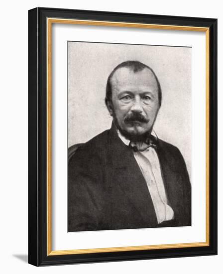 Gerard De Nerval, French Poet, Mid-19th Century-Felix Nadar-Framed Giclee Print