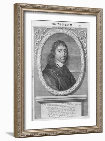 Gerard Hulft, First Director General of the Dutch East Indies (Engraving)-Dutch-Framed Giclee Print