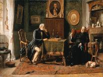 A Game of Chess-Gerard Portielje-Giclee Print
