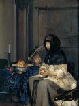 The Apple Peeler-Gerard Ter Borch the Younger-Giclee Print