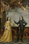 Portrait of Willem II, Prince of Orange, and His Wife Mary Stuart (-1660)-Gerard Van Honthorst-Art Print