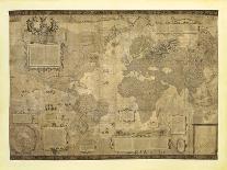 Map of America-Gerardus Mercator-Framed Giclee Print