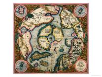 Double Hemisphere World Map, 1587-Gerardus Mercator-Giclee Print
