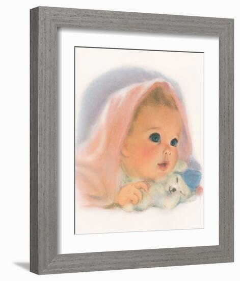 Gerber, Baby Surprise with Teddy-null-Framed Art Print