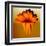 Gerbera Flower Melting, Digital Manipulation-Winfred Evers-Framed Premium Photographic Print