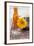 Gerbera, Flower, Orange, Glass Bottle-Andrea Haase-Framed Photographic Print