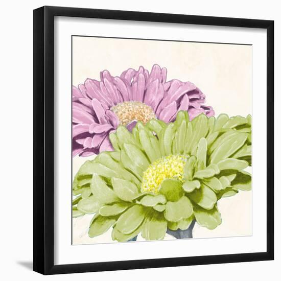 Gerbera Glory I-Linda Wood-Framed Giclee Print