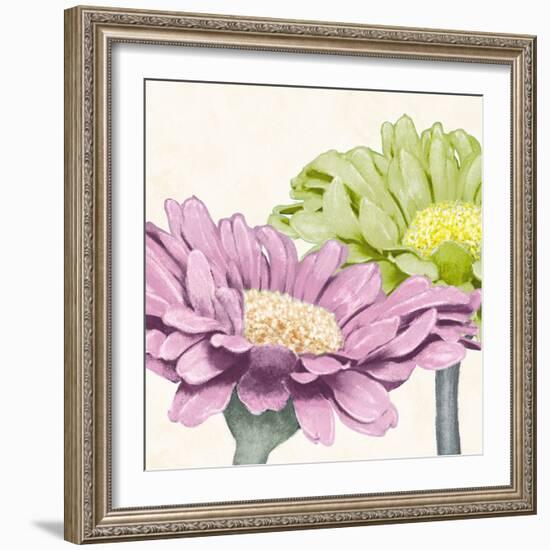 Gerbera Glory II-Linda Wood-Framed Giclee Print