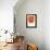 Gerbera in Orange-Uwe Merkel-Framed Photographic Print displayed on a wall