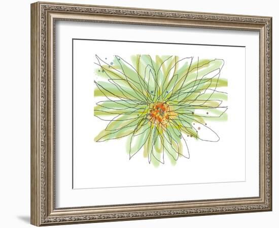 Gerbera-Jan Weiss-Framed Art Print