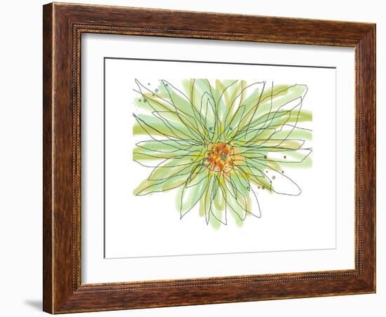 Gerbera-Jan Weiss-Framed Art Print