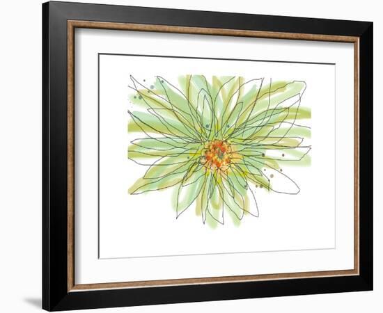 Gerbera-Jan Weiss-Framed Art Print