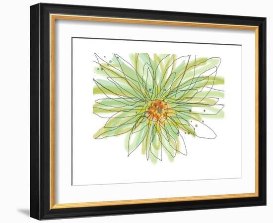 Gerbera-Jan Weiss-Framed Art Print