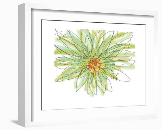 Gerbera-Jan Weiss-Framed Premium Giclee Print