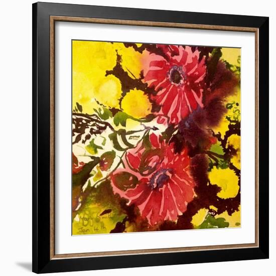 Gerberas-Mary Smith-Framed Giclee Print