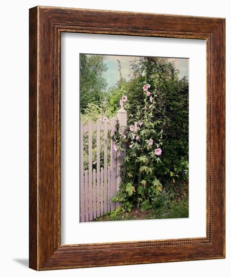 Gerberoy Gate-Dawne Polis-Framed Art Print