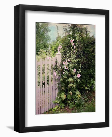 Gerberoy Gate-Dawne Polis-Framed Art Print