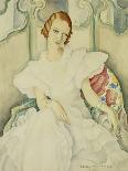 Lady in Underwear, 1917 (W/C)-Gerda Marie Frederike Wegener-Giclee Print