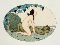 Satyr and Nymph, Illustration from the Pleasures of Eros, 1917-Gerda Marie Frederike Wegener-Giclee Print