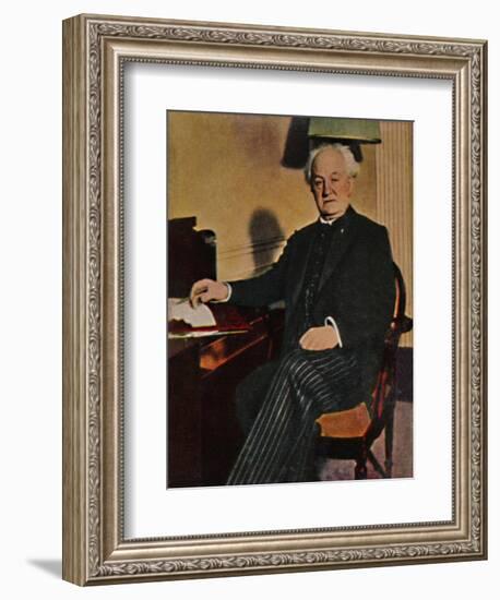 'Gerhart Hauptmann - Geb. 1862', 1934-Unknown-Framed Giclee Print