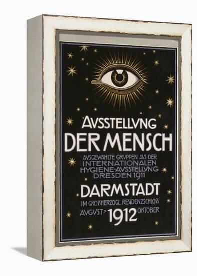German Advertisement for a 'Hygiene Exhibition' in Darmstadt, Printed by C.C. Meinhold Und S…-Franz von Stuck-Framed Premier Image Canvas