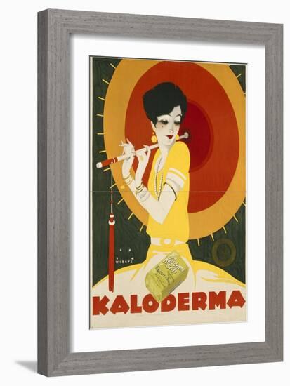 German Advertisement for 'Kaloderma' Soap, Printed by F. Wolff and Sohn, Karlsruhe, 1927-Jupp Wiertz-Framed Giclee Print