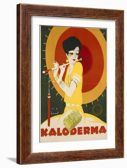 German Advertisement for 'Kaloderma' Soap, Printed by F. Wolff and Sohn, Karlsruhe, 1927-Jupp Wiertz-Framed Giclee Print