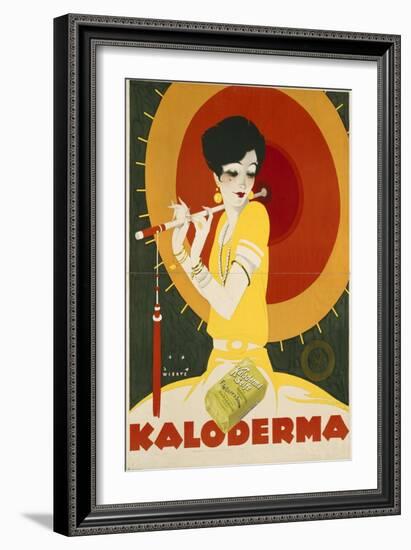 German Advertisement for 'Kaloderma' Soap, Printed by F. Wolff and Sohn, Karlsruhe, 1927-Jupp Wiertz-Framed Giclee Print