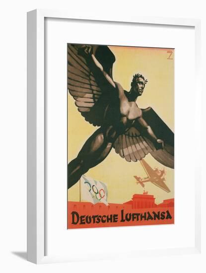 German Airforce Poster-null-Framed Art Print