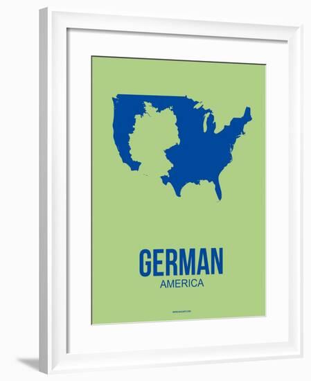 German America Poster 1-NaxArt-Framed Art Print